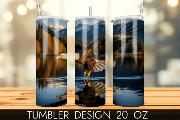 Download Bald Eagle Tumbler Wrap Sublimation - Bald eagle tumbler Collection