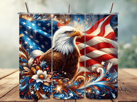 Download American Bald Eagle Tumbler Wrap PNG - Bald eagle tumbler Collection