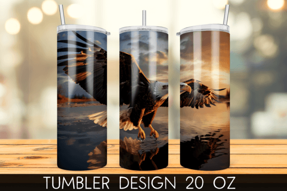 Download Bald Eagle Tumbler Wrap Sublimation - Bald eagle tumbler Collection